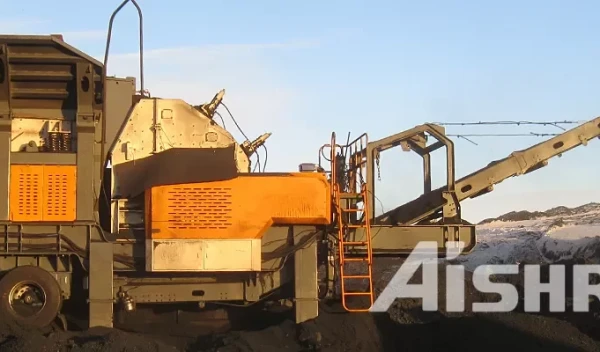 GEP ECOTECHのモバイルインパクトクラッシャー：石炭粉砕用